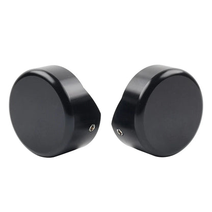 Black CNC Upper Fork Caps for Harley Softail Breakout FXBR FXBRS (2018-2023)
