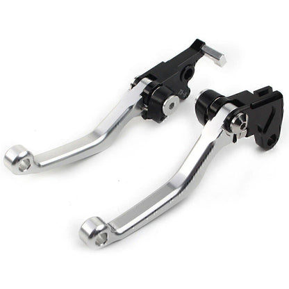 Silver CNC Pivot Clutch Brake Levers for Suzuki DRZ400S/SM/E (2000-2022)
