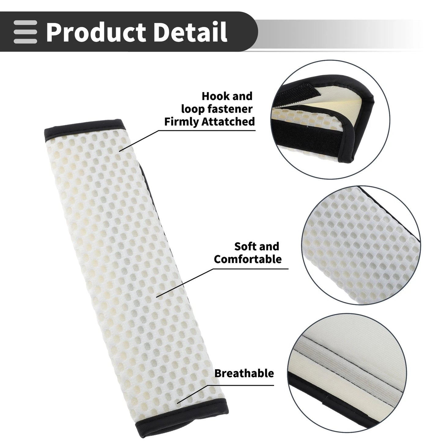 Seat Belt Cover Pad for Universal Use (23cm)