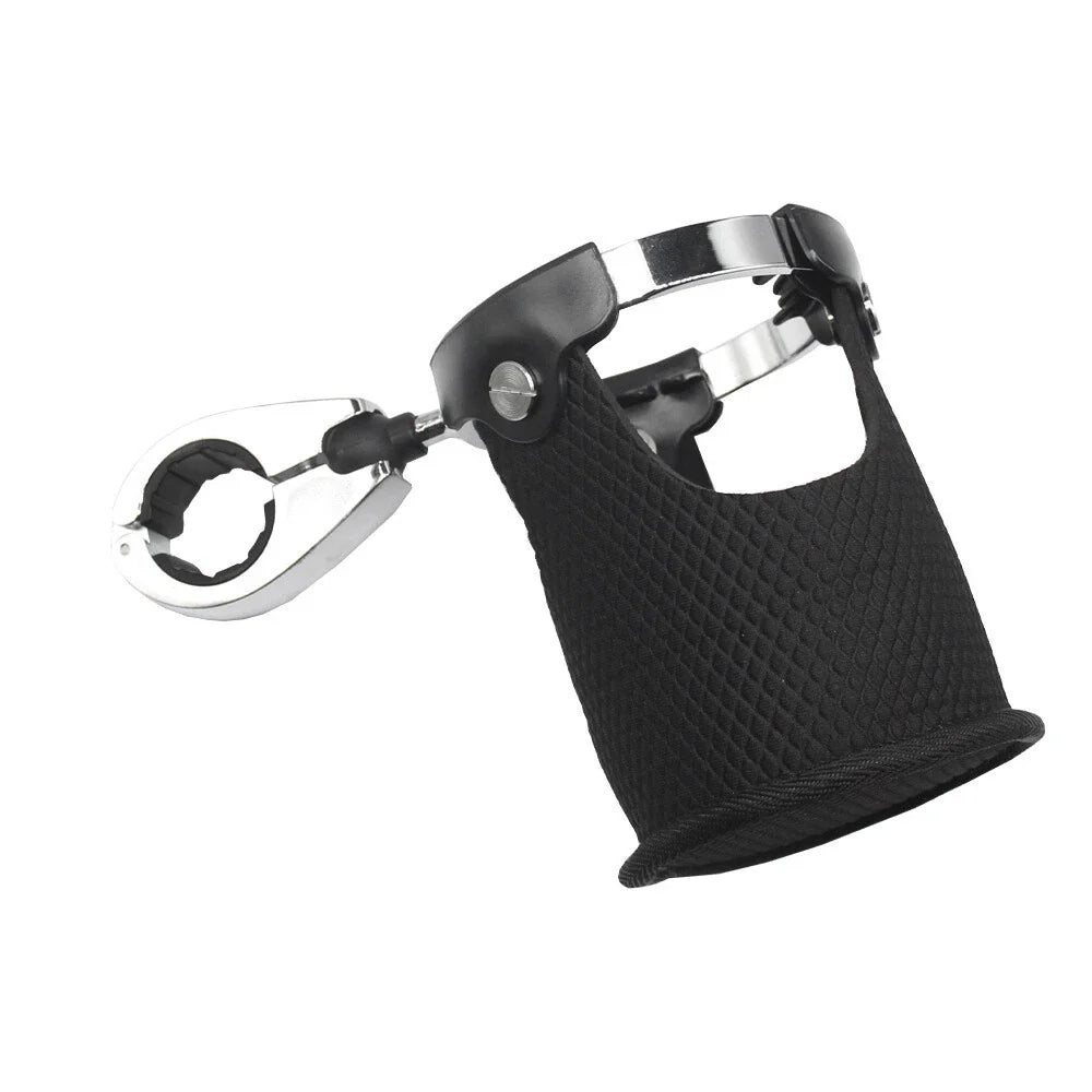Universal Motorcycle Handlebar Cup Holder Cradle Basket Cage Bracket