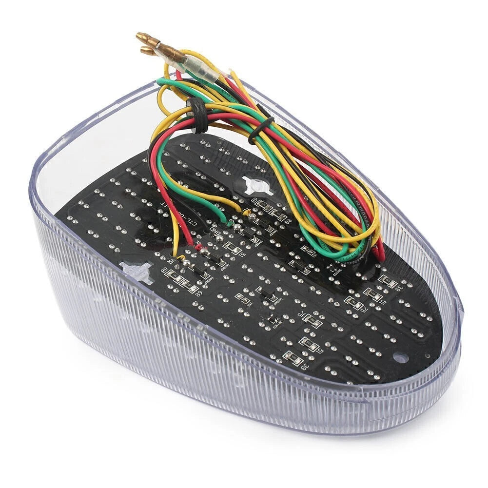 Clear LED Tail Light Brake Turn Signal Lamp for Yamaha V-Star