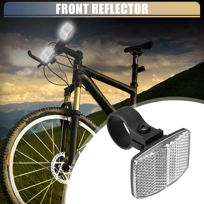 Bike Reflectors 2.13"x1.57" for Bicycle Accessories (Universal Fit)
