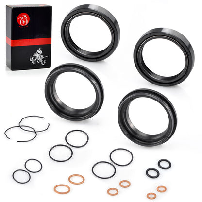 Fork Bushing Dust Oil Seals Kit for Suzuki GSX-R600 GSX-R750 GSF1200 (2001–2008)
