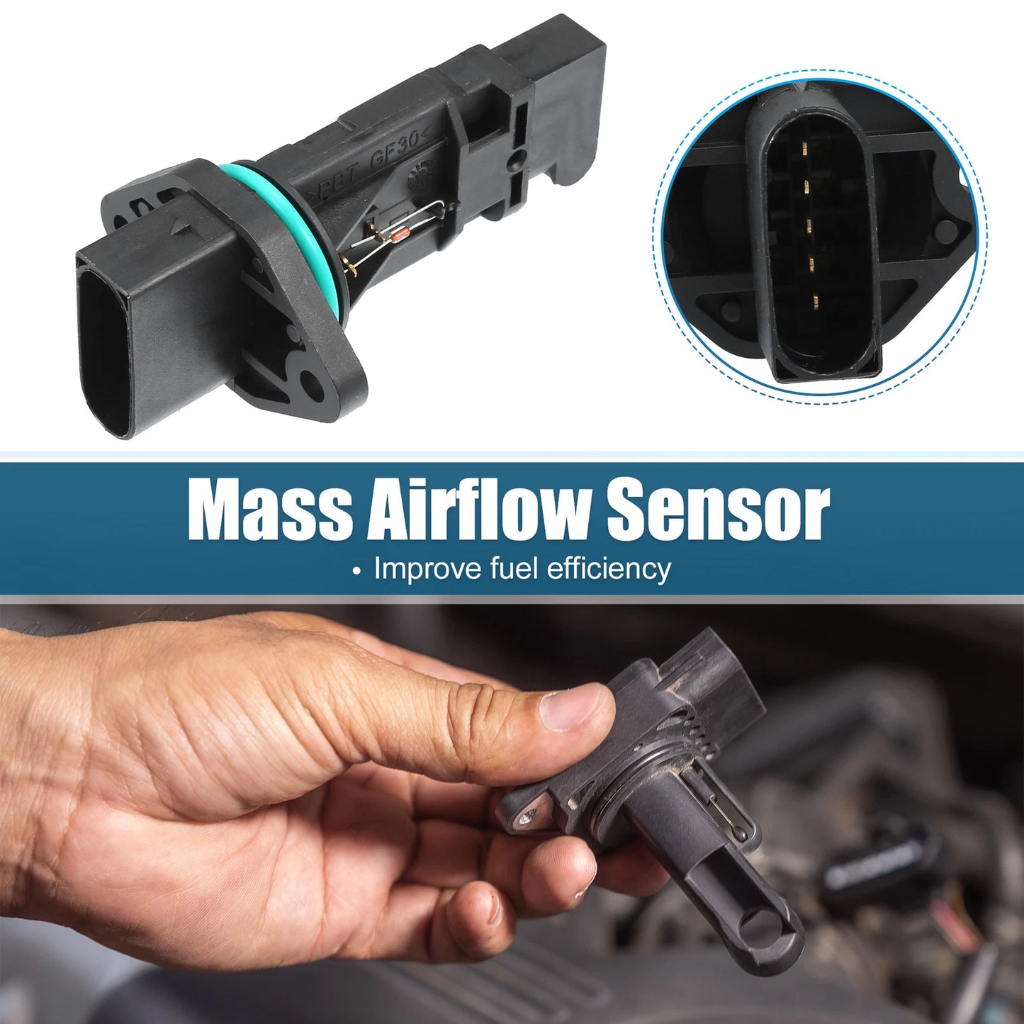 Mass Air Flow Sensor for Mercedes-Benz C230 (1997–2000) No. 0000940948