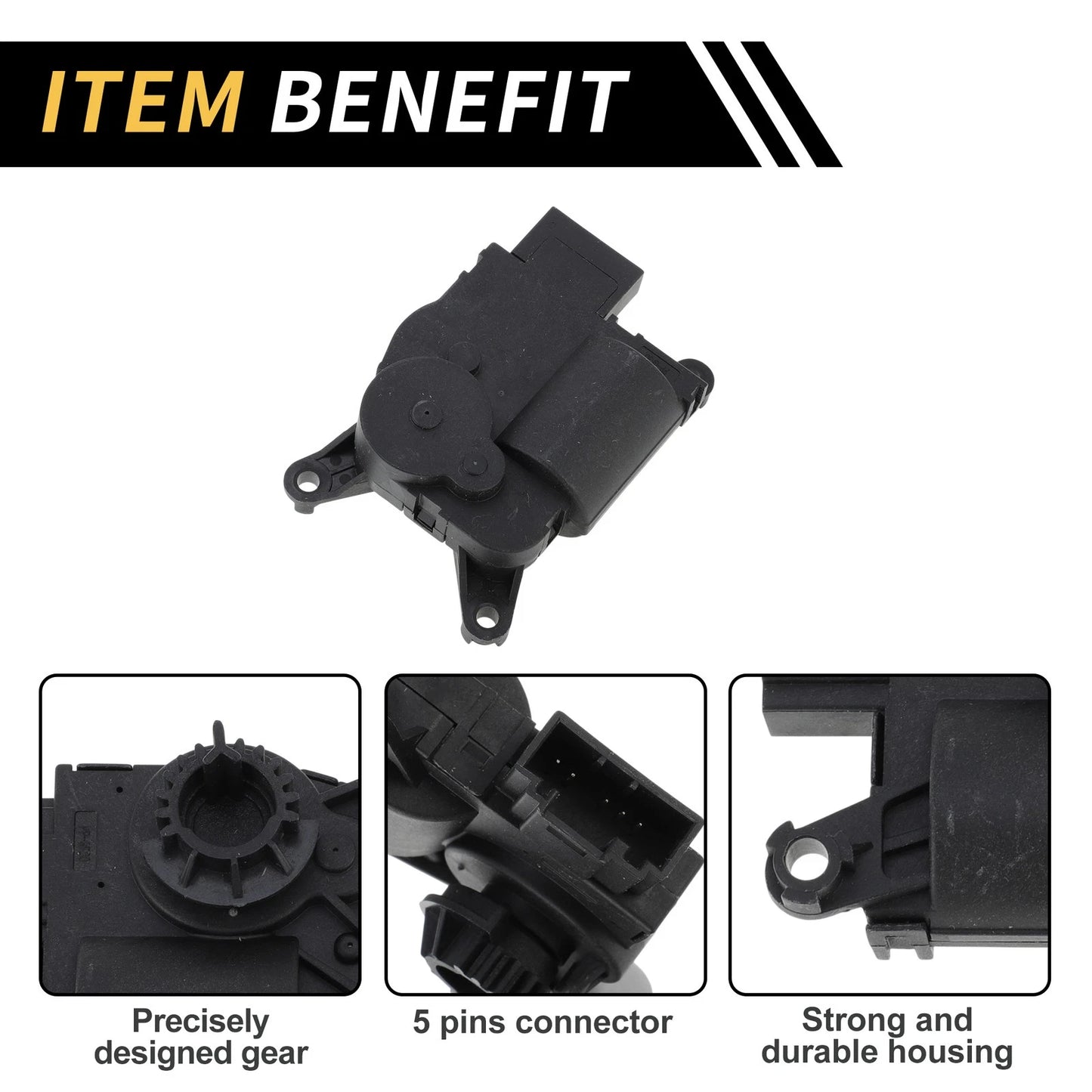 HVAC Heater Blend Door Actuator for Volkswagen Tiguan (2012–2016) No. 2Q0907511G