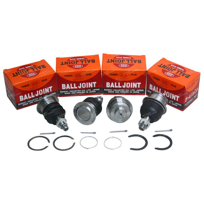 Set of 2 Upper & Lower Ball Joints for Toyota Hilux (2005–2015)