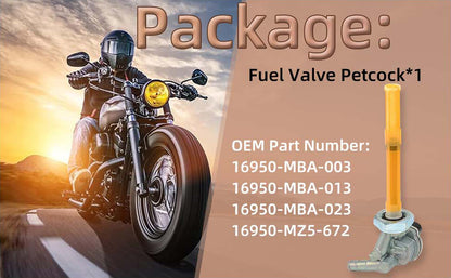 Fuel Petcock Assembly for Honda VT750 Shadow Ace Deluxe (1998–2003)