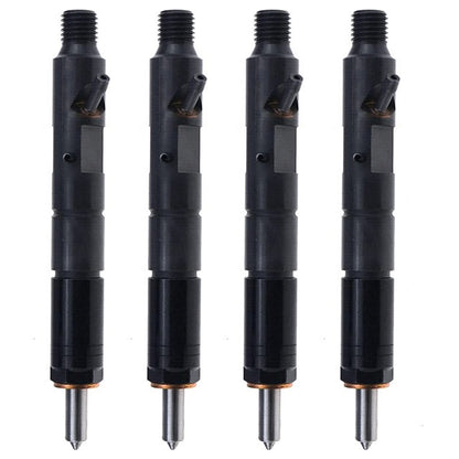 Set of 4 Fuel Injectors for Perkins Engine 1104A-44T, 1104C-44T