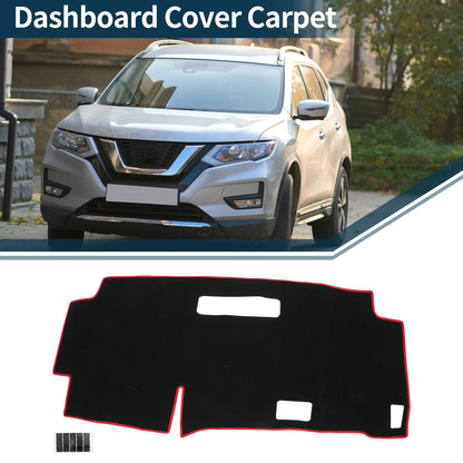 Dashboard Cover Mat for Nissan Serena C28 (2015–2024) Black Red Set of 1