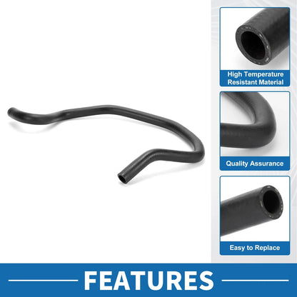 Radiator Hose 1 Pc for BMW 740Li (2013 - 2015) Rubber Black