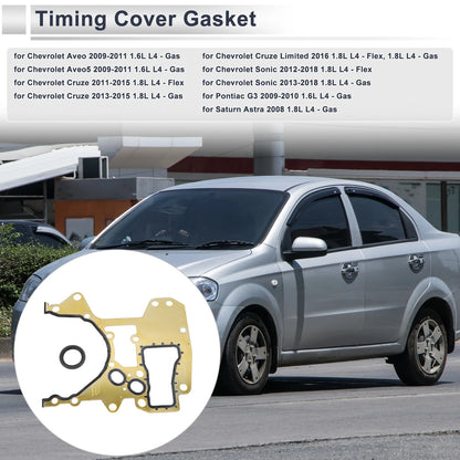 Timing Cover Gasket for Chevrolet Aveo (2009–2011) No.TCS46142/24405911