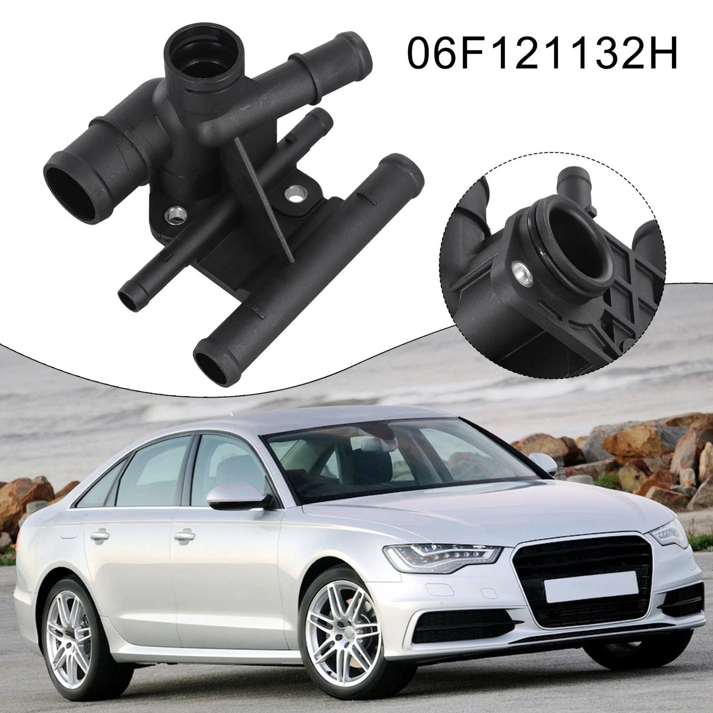 Coolant Hose Flange for Eos Golf Passat A1 A3