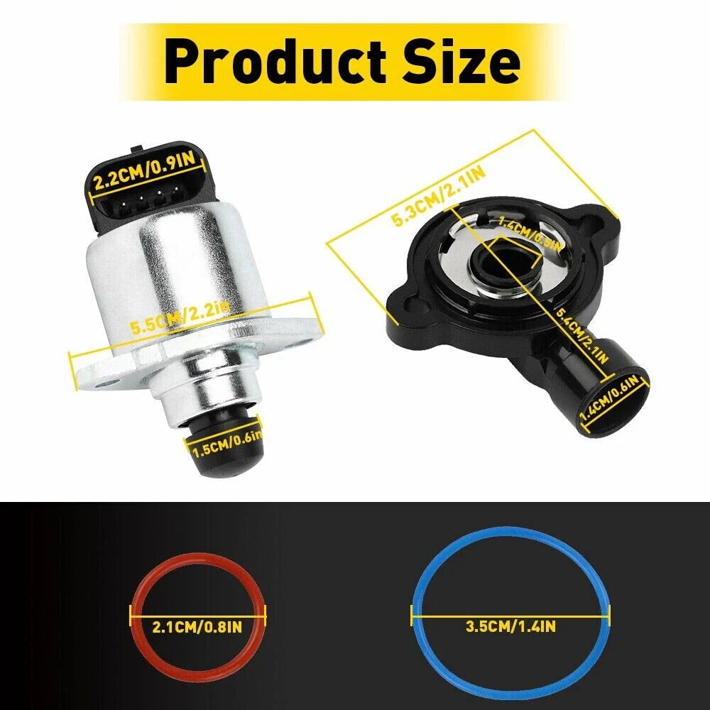Throttle Position Sensor & Idle Speed Control Valve for Cadillac GMC Pontiac (2003-2009)