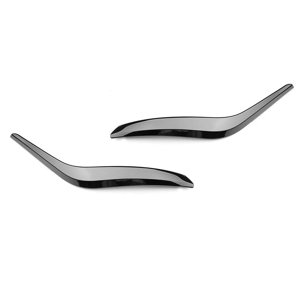 Rear Window Louver Shutter Cover Trim for BMW X4 F26 (2014–2018) Carbon Fiber Black