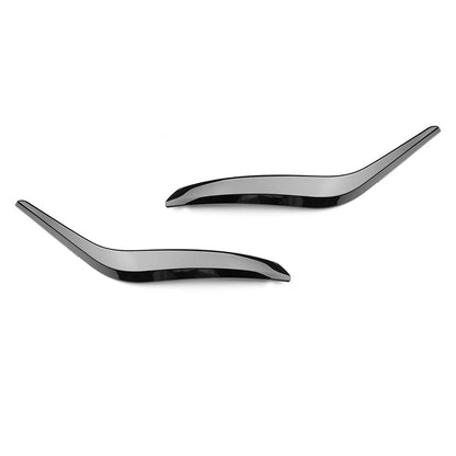 Rear Window Louver Shutter Cover Trim for BMW X4 F26 (2014–2018) Carbon Fiber Black