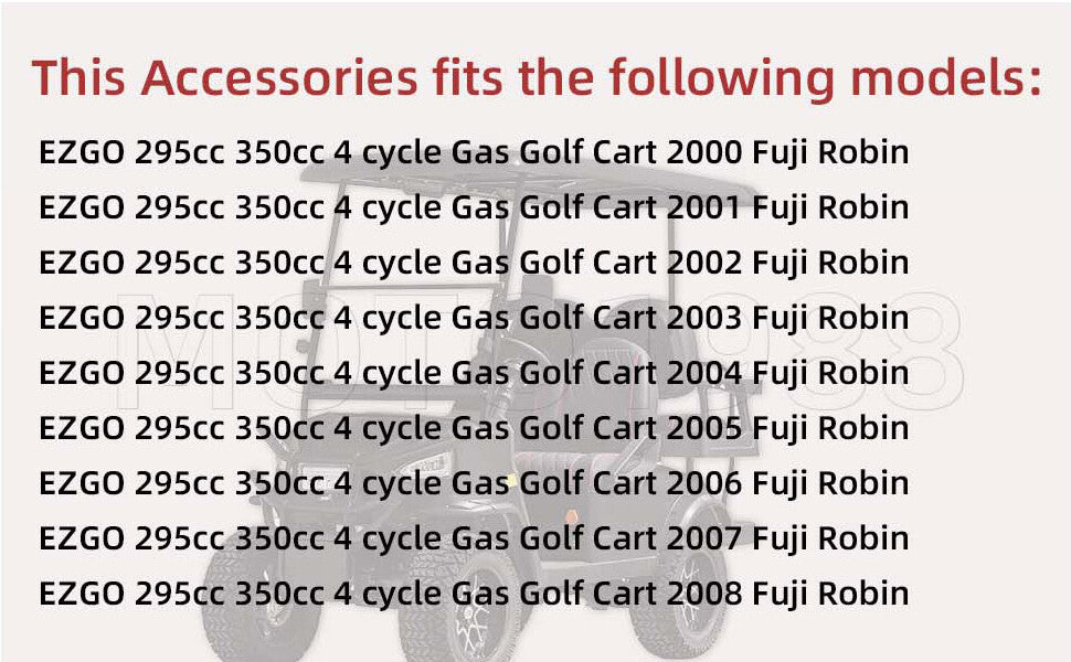 Gasket & Seal Kit for EZGO Golf Cart 295cc 350cc (4 Cycle)