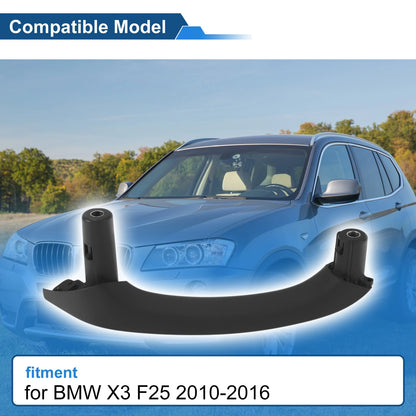 Front Driver Side Inner Door Panel Handle for BMW X3 F25 (2010–2016) Black