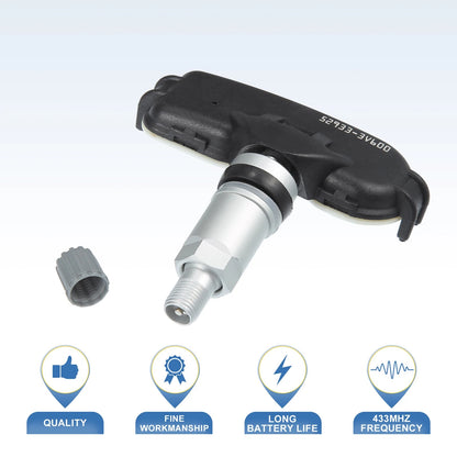 Set of 4 TPMS Sensors for Hyundai Grandeur (2014–2016) No. 529333V600