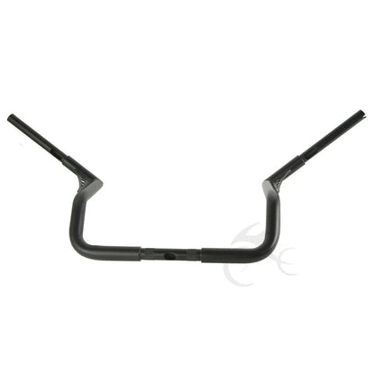 12/14/16/18 Rise Handlebar for Harley Electra Glide (1982-2024) Black/Chrome