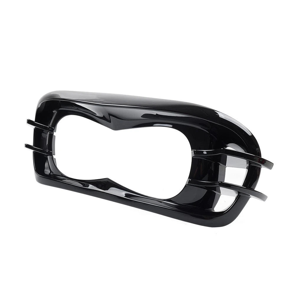 Unpainted Black Headlight Bezel for Harley Road Glide FLTRX FLTRU (2015–2023)