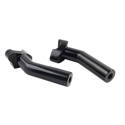 5.5" CNC Pullback Handlebar Risers for Harley Dyna Softail Sportster XL883 (2004-2023)
