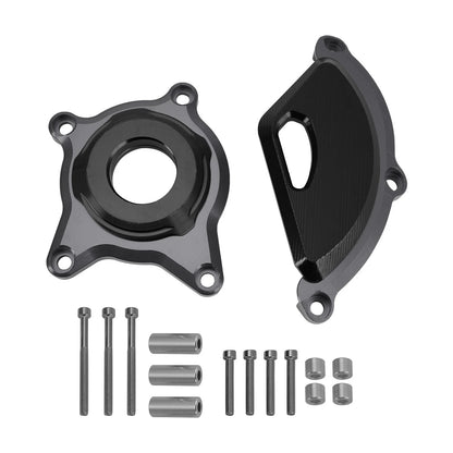 Titanium Alternator Cover & Clutch Protect for Kawasaki Z900 RS (2017–2023)