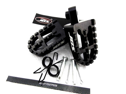 Foot Peg Set for Yamaha TW200 (1987–2012) CNC Billet Alloy Black