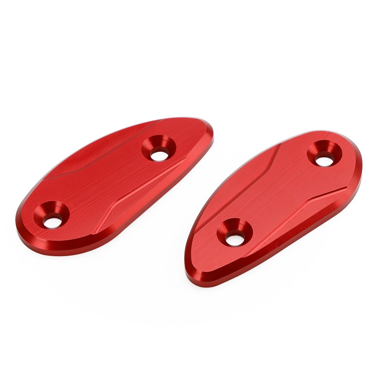 CNC Red Mirror Caps for Honda CBR1000RR (2008–2023)