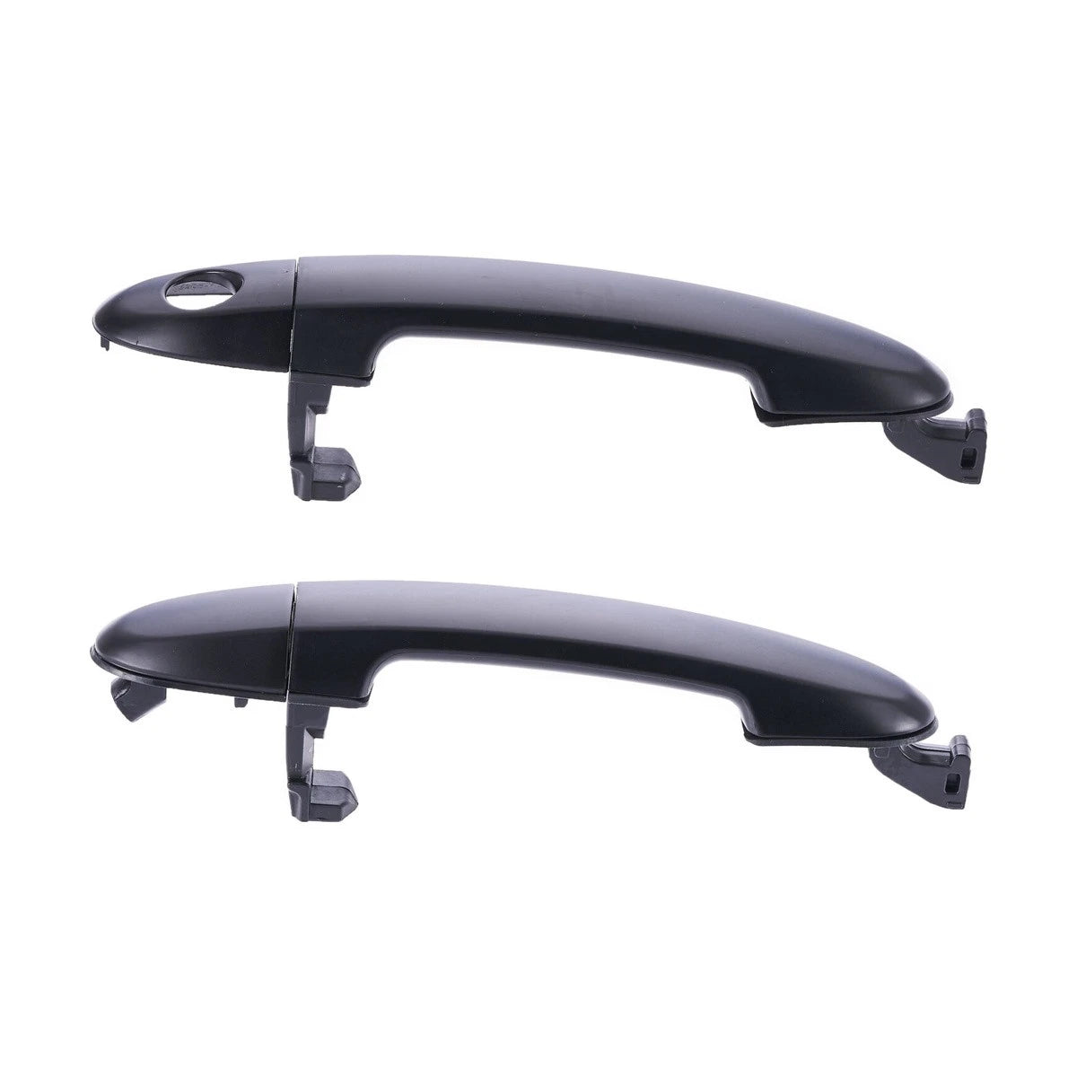 2X Outer Door Handles for Hyundai Santa Fe CM (2005–2012) - Black
