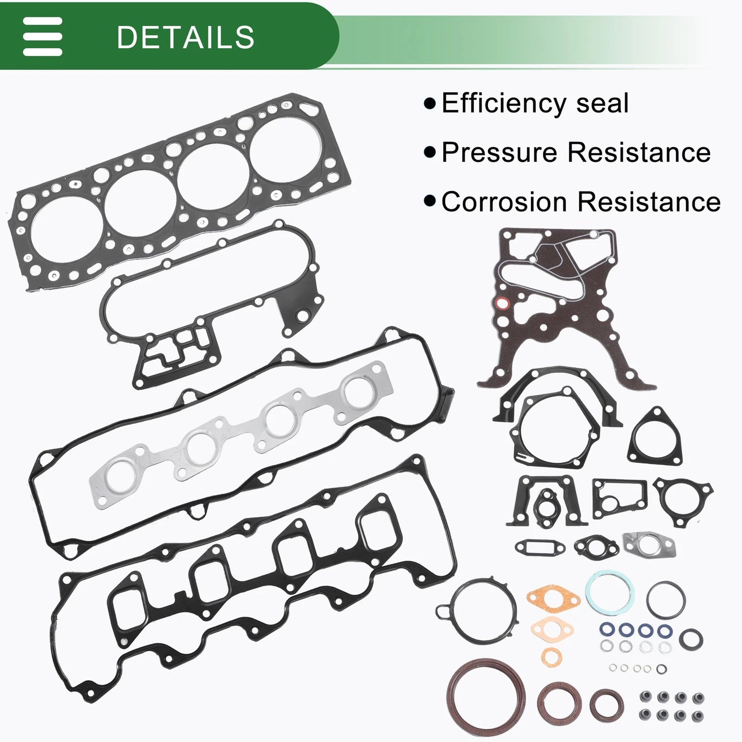Cylinder Head Gasket Kit No. 0411154280 for Toyota 5L (Year Range)
