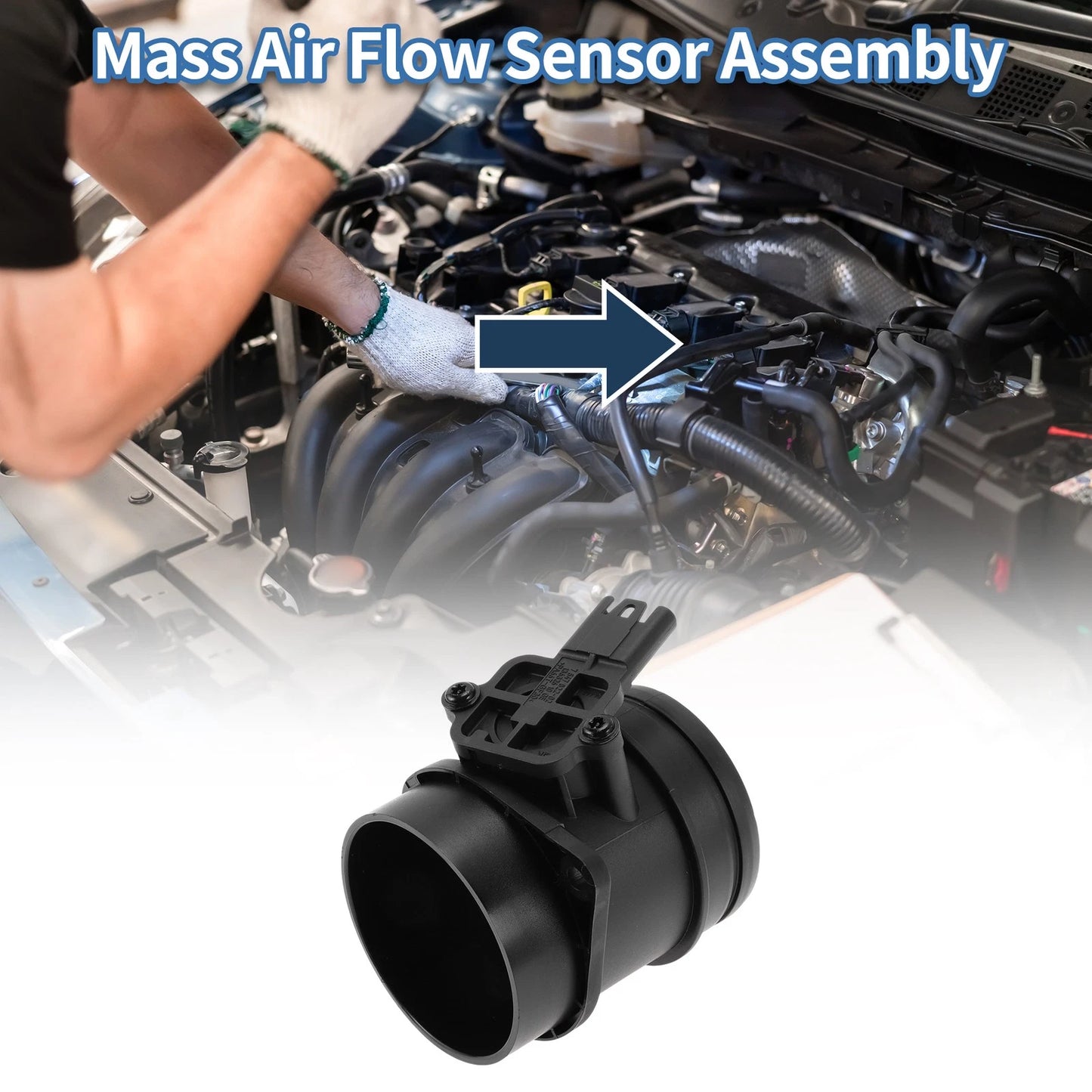 Mass Air Flow Sensor Assembly No. 13717565691 for BMW E82 (2004–2013)