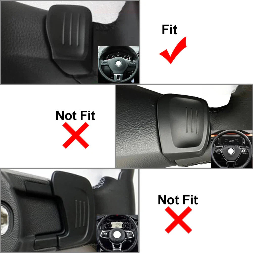 Black Steering Wheel Paddle Shifter Extensions for VW Golf Jetta Passat Polo