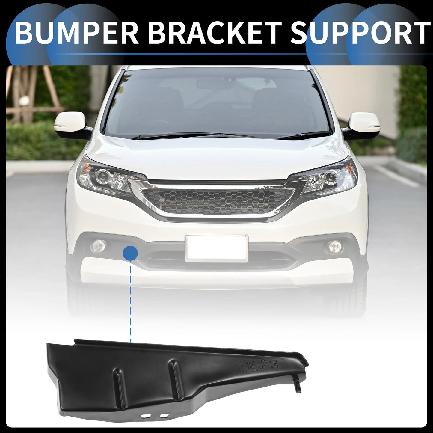 1 Pc Left Front Bumper Support Bracket No. 5327404030 for Toyota Tacoma (2011–2016)
