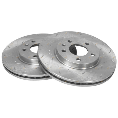Front Slotted Drilled Disc Brake Rotors & Pads for Cruze JG JH (2009–2017)