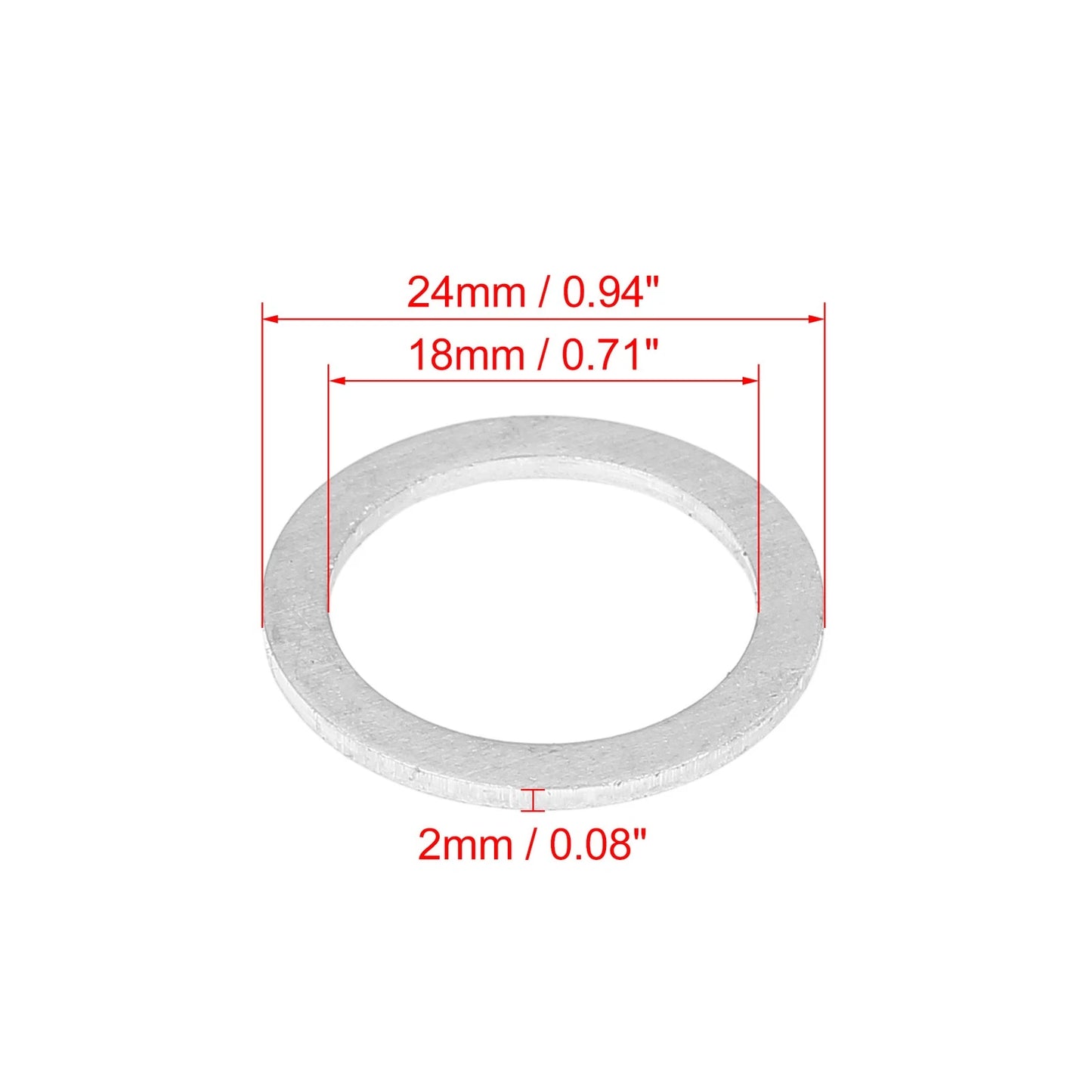 Aluminum Alloy Oil Drain Plug Gasket Ring for Volvo (Custom)