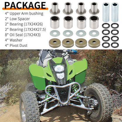 A-Arm Bushing Seal Kit for Suzuki Quadsport Z400 (2003–2014)