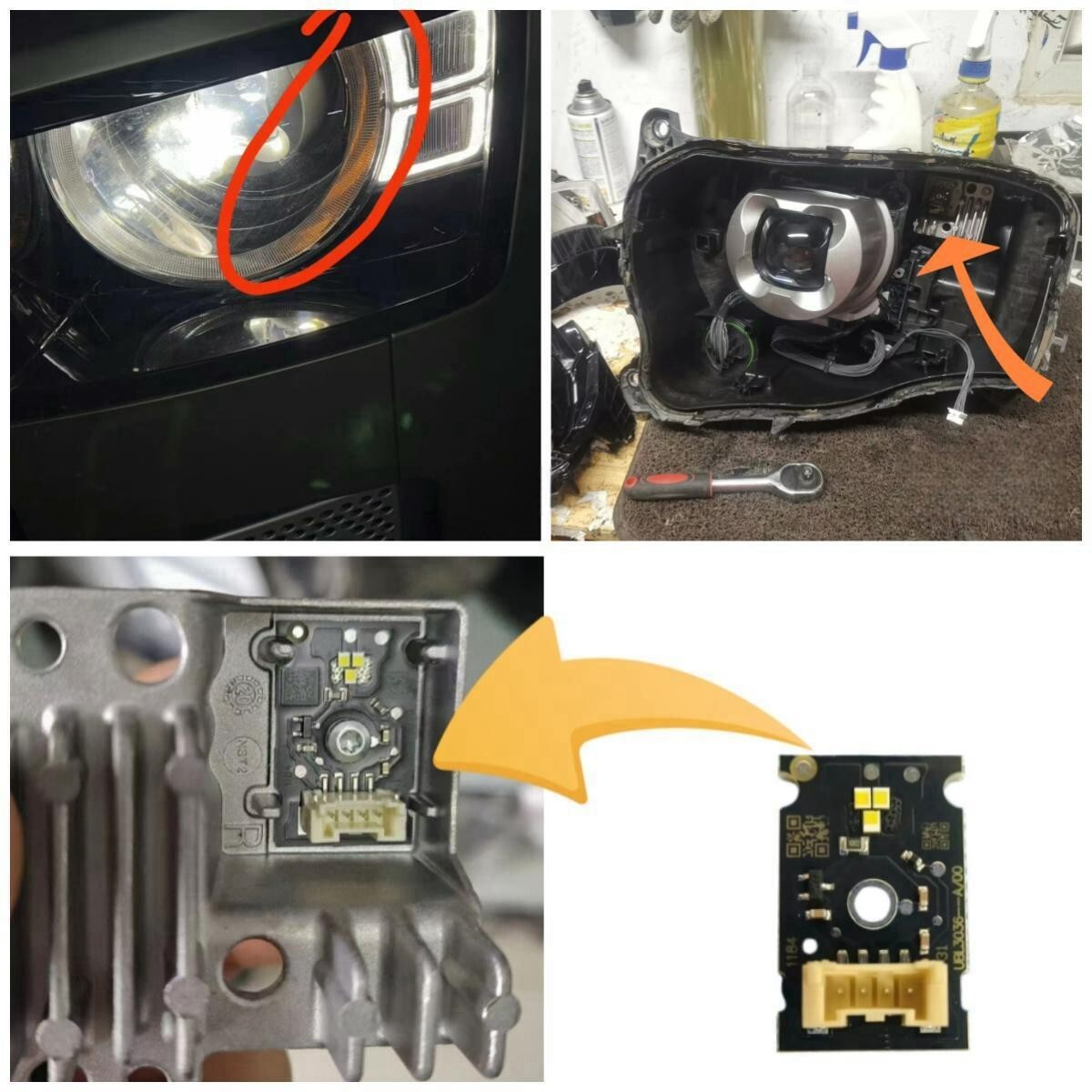 L/R LED DRL Board for Land Rover Defender L663 (2020–2023)
