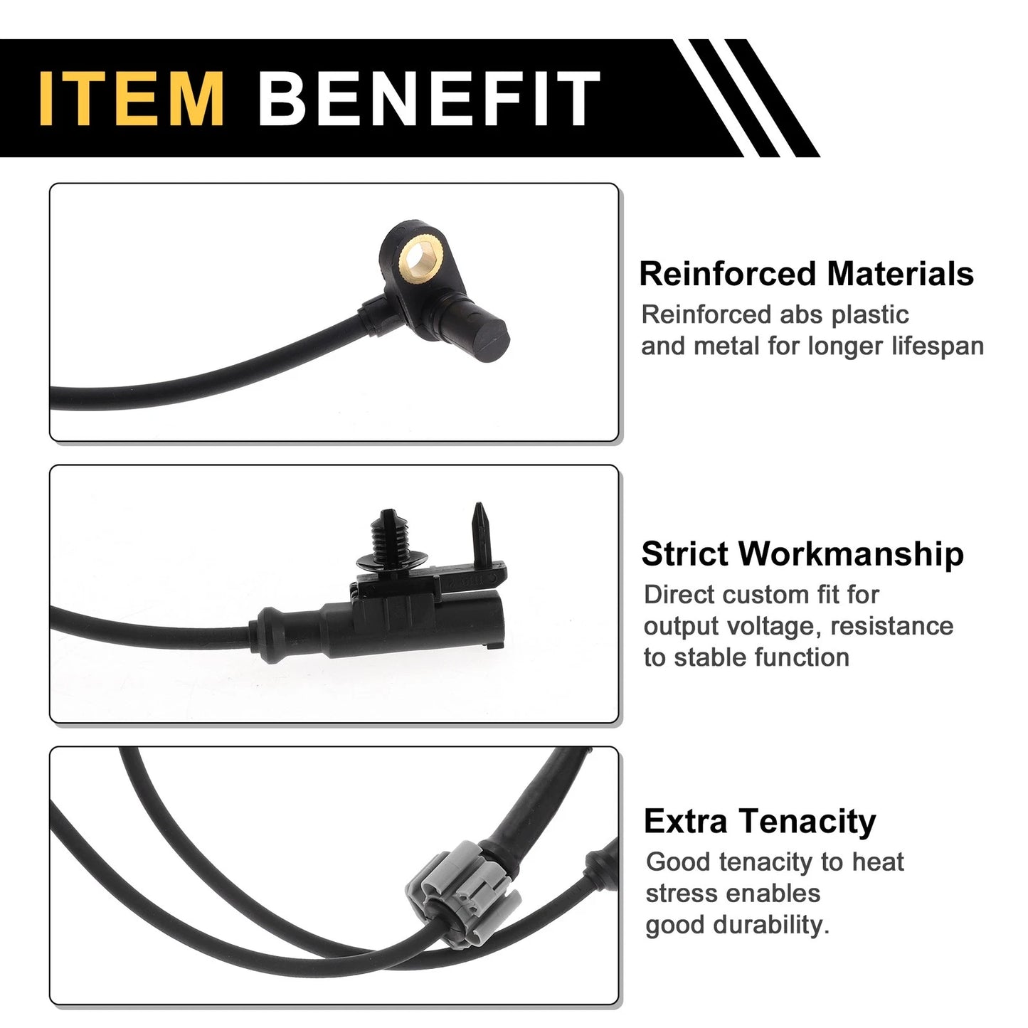 ABS Wheel Speed Sensor No. 15229012 for Chevrolet Silverado 1500 (2007–2013)