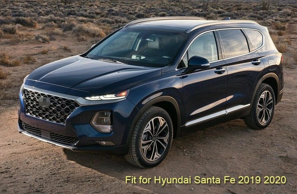 4x Fender Mud Flaps Splash Guard for Hyundai Santa Fe (2019–2021)