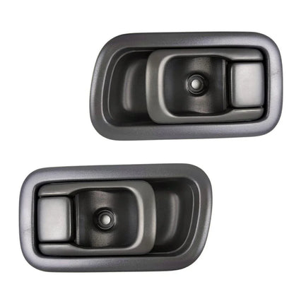 Interior Door Handle Gray Pair Fits Nissan Frontier Navara D22 Truck 1998-05 D06