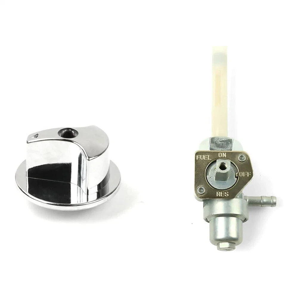 Gas Fuel Valve Petcock & Knob for Honda ATV Fourtrax TRX200 SX (1986-1987)