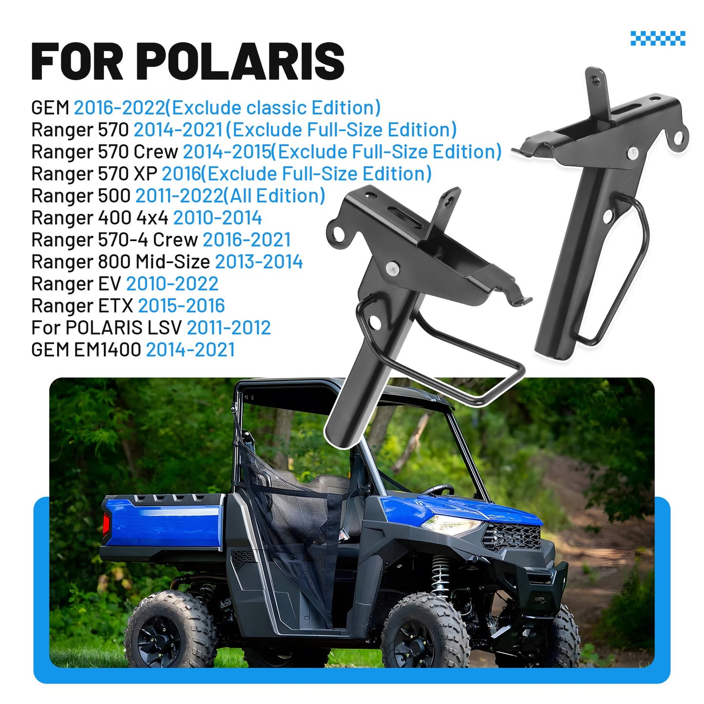 LH Tailgate Latch for Polaris Ranger 800 570 500 (2010–2019)