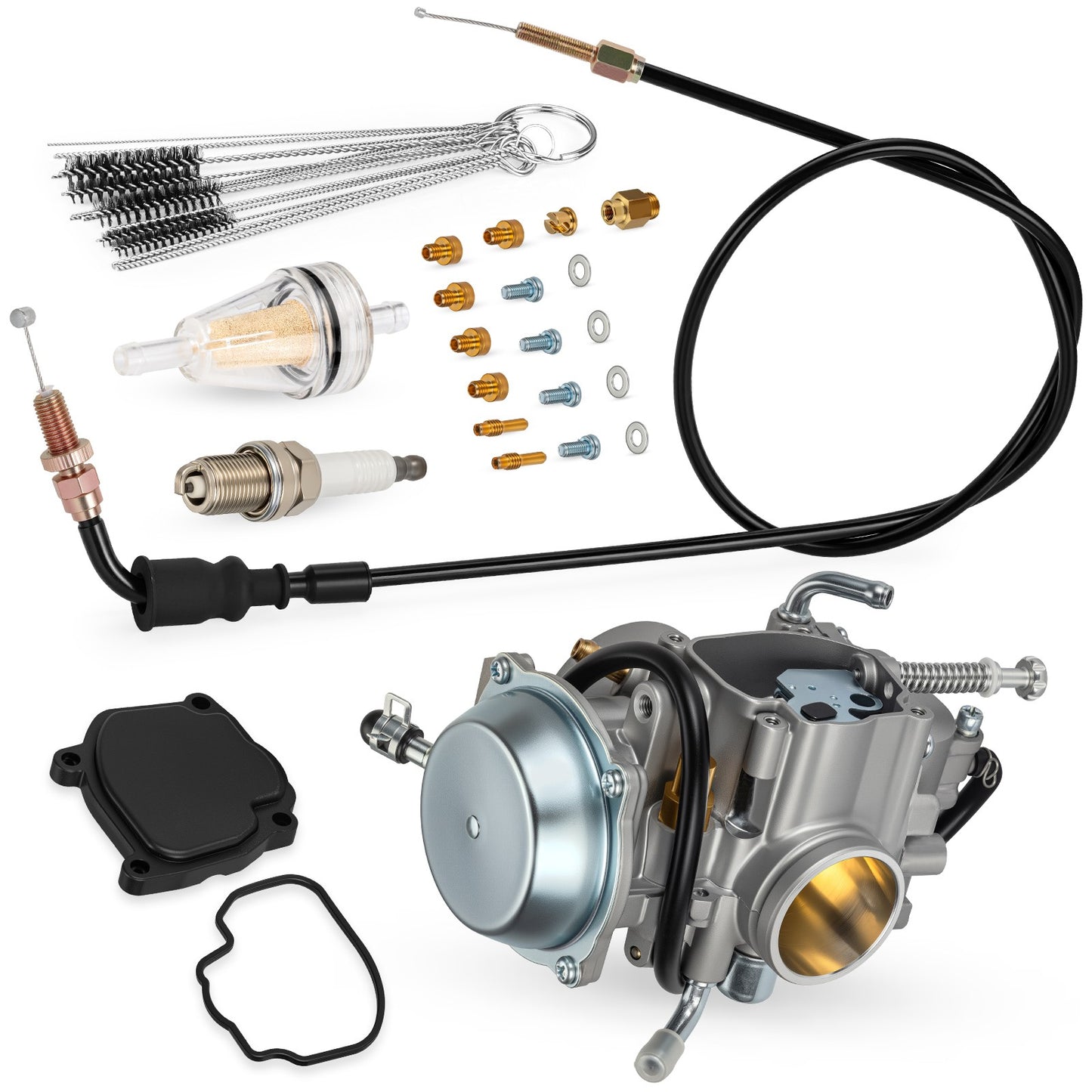 Carburetor for Polaris Magnum 425 2x4/4x4 (1995–1998) with Throttle Cable