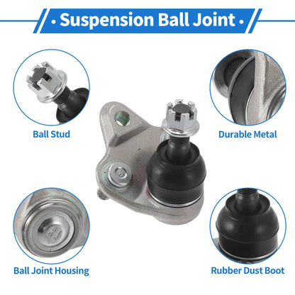 2X Front Lower Ball Joints for Toyota Prius (2010–2015) No.K500207/4333049185