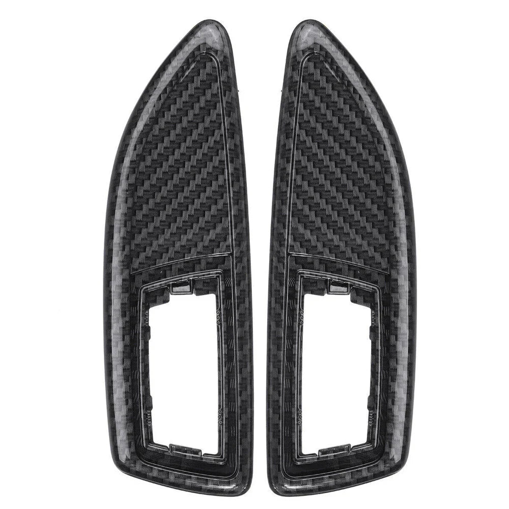 Carbon Fibre Effect Side Repeater Indicator Surrounds for Vauxhall Corsa, Astra (2006-2014)