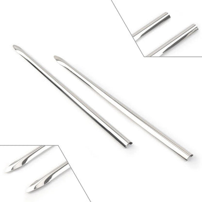 Silver Front Fender Spear Trim for Harley Touring Road King Softail Classic