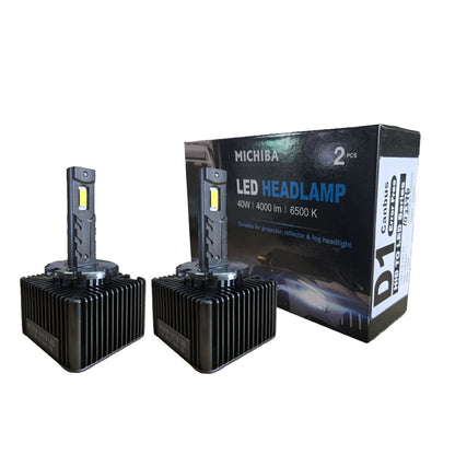 2x HID to LED Headlight Bulb 12V 35W E13 CE 6500K Canbus