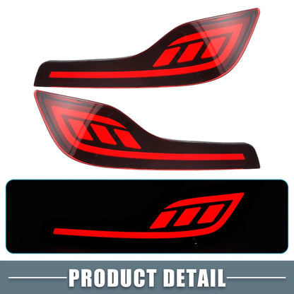 2 x Rear Bumper Reflector LED Brake Lights for Honda CR-V (2017-Present)