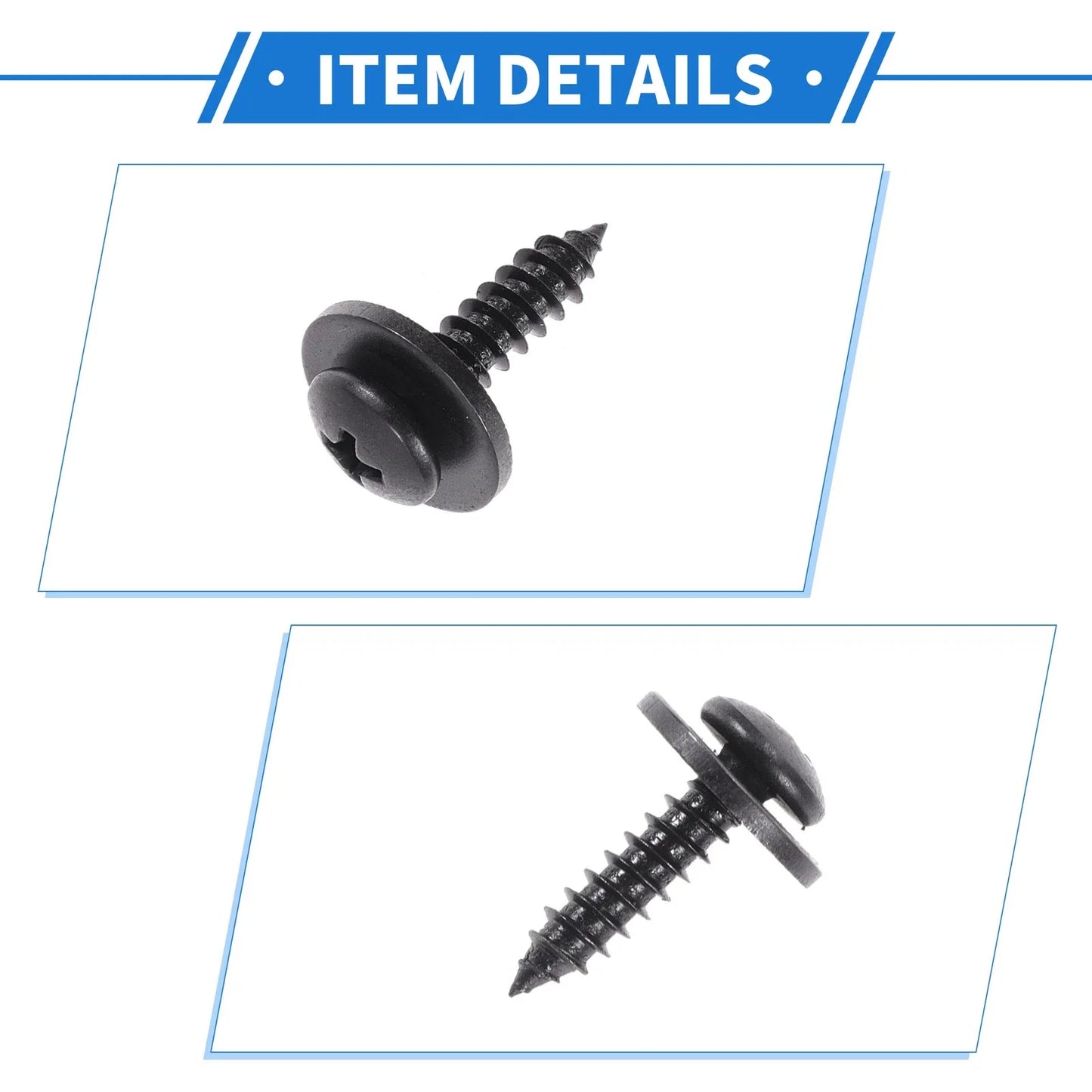 12 x Car Fender Liner Splash Shield Bumper Cover Screws for Honda Accord (2006-2007)