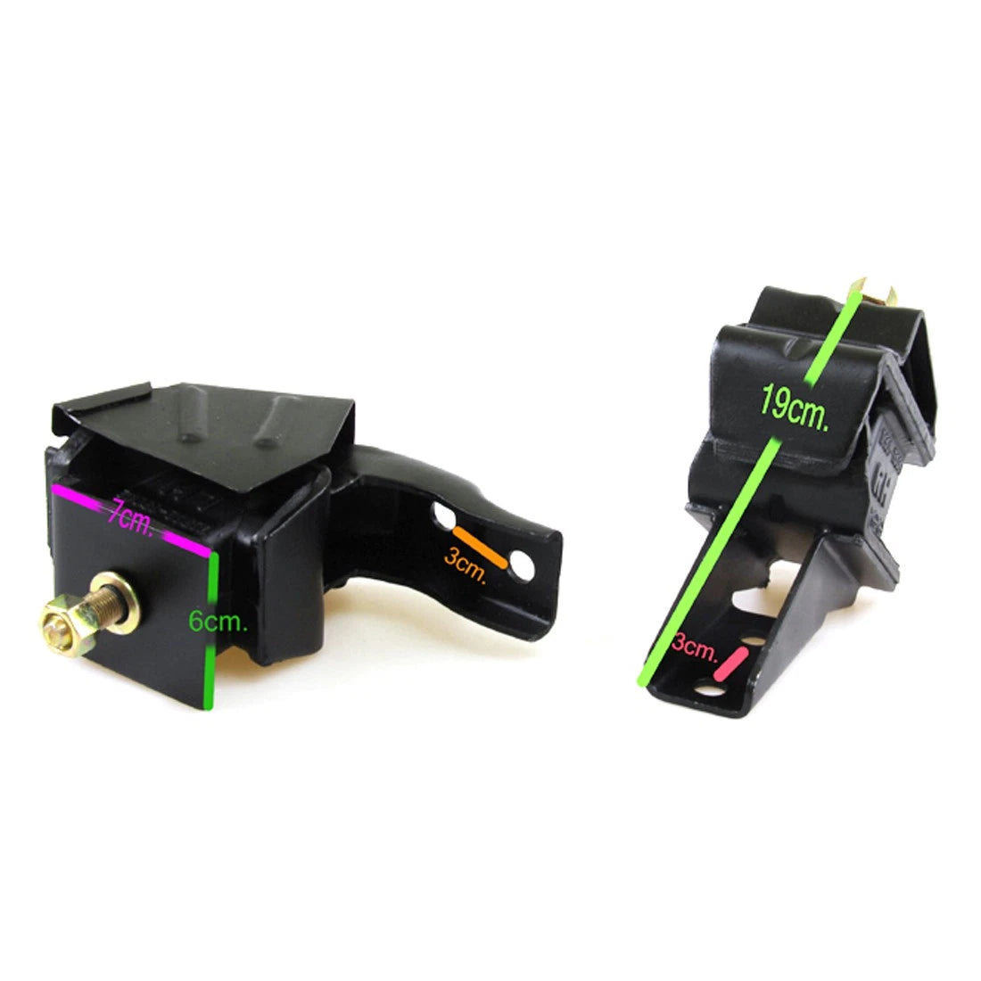 Engine Mount Support Pair for Toyota Corolla (KE70–KE73)